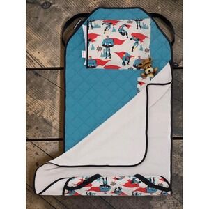 Urban Infant Tot Cot Nap Mat Urban Dude Superhero Blue Red Kids Preschool